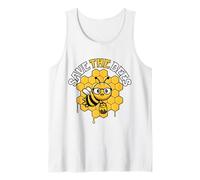 Salvar a Las Abejas Día de la Tierra Cambio Climático Camiseta sin Mangas