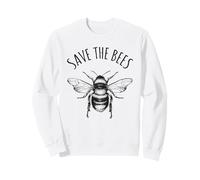 Salvar a Las Abejas Día de la Tierra Salvar Nuestro Planeta Sudadera