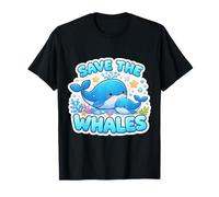 Salvar a Las Ballenas Amante Día de la Tierra Medio Ambiente Ecología Camiseta