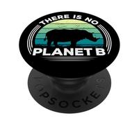 Salvar A Los Rinocerontes No Hay Planeta B Día De La Tierra PopSockets PopGrip Adhesivo