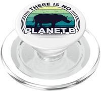Salvar A Los Rinocerontes No Hay Planeta B Día De La Tierra PopSockets PopGrip para MagSafe