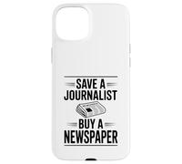 Salvar a un Periodista Compre un periódico Humor Carcasa para iPhone 15 Plus