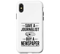 Salvar a un Periodista Compre un periódico Humor Carcasa para iPhone X/XS