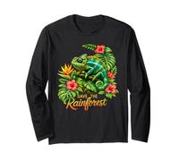 Salvar el Camaleón de la Selva Manga Larga