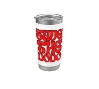 Salvar el Dodo Vaso térmico de acero inoxidable de doble pared