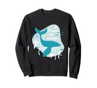Salvar el océano Mantenga el mar libre de plástico - Orca Whale Lover Sudadera
