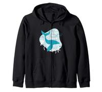 Salvar el océano Mantenga el mar libre de plástico - Orca Whale Lover Sudadera con Capucha