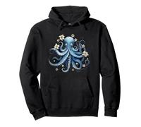 salvar Kraken pulpo azul calamar mar vivo salvar océano tierra día Sudadera con Capucha