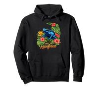Salvar la Rana Azul de la Selva Sudadera con Capucha
