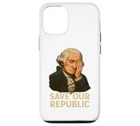 Salvar nuestra república Protesta contra George Washington Facepalm Carcasa para iPhone 12/12 Pro