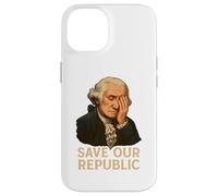 Salvar nuestra república Protesta contra George Washington Facepalm Carcasa para iPhone 14