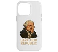 Salvar nuestra república Protesta contra George Washington Facepalm Carcasa para iPhone 14 Pro Max