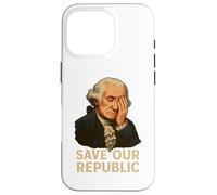 Salvar nuestra república Protesta contra George Washington Facepalm Carcasa para iPhone 16 Pro