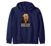Salvar nuestra república Protesta contra George Washington Facepalm Sudadera con Capucha
