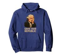 Salvar nuestra república Protesta contra George Washington Facepalm Sudadera con Capucha