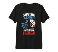 Salvar Vidas sin Almuerzo - Camiseta Enfermera Camiseta Premium