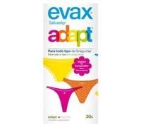 Salvaslip Evax Adapt 30 Unidades - Se Adaptan A Tu Ropa Íntima