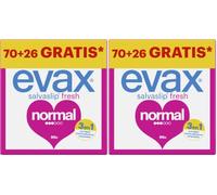 Salvaslip Evax Normal 96 (70+26 GRATIS) (Paquete de 2)