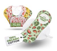 Salvaslip reutilizables antideslizantes para adolescentes (S, 7 uds); lavables a alta T°, 100% transpirables, sin olores; salvaslip de tela en algodón orgánico para flujo blanco y uso diario (sin PUL)