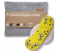 Salvaslip reutilizables en algodón orgánico para flujo blanco (M, 7 uds.); HECHOS EN LA UE, lavables a alta T°, 100% transpirables y suaves, salvaslip tela cómoda, protección femenina diaria (sin PUL)