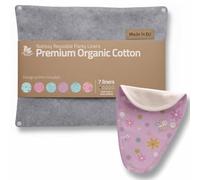 Salvaslip reutilizables en algodón orgánico para flujo blanco (TANGA, 7 uds.); HECHOS EN LA UE, lavables a alta T°, 100% transpirables y suaves, salvaslip de tela, protección femenina diaria (sin PUL)