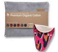 Salvaslip reutilizables en algodón orgánico para flujo blanco (TANGA, 7 uds.); HECHOS EN LA UE, lavables a alta T°, 100% transpirables y suaves, salvaslip de tela, protección femenina diaria (sin PUL)