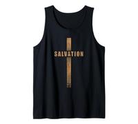 Salvation - Acts 4:12 No Other Name Cross of Jesus Christ Camiseta sin Mangas