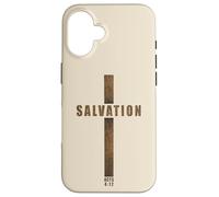 Salvation - Acts 4:12 No Other Name Cross of Jesus Christ Carcasa para iPhone 16