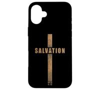 Salvation - Acts 4:12 No Other Name Cross of Jesus Christ Carcasa para iPhone 16 Plus