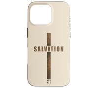 Salvation - Acts 4:12 No Other Name Cross of Jesus Christ Carcasa para iPhone 16 Pro