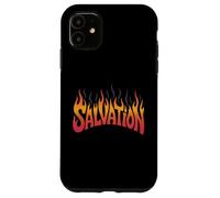 Salvation Flames - Vintage Romans 6:23 La fe Cristiana Carcasa para iPhone 11