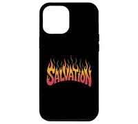 Salvation Flames - Vintage Romans 6:23 La fe Cristiana Carcasa para iPhone 12 Pro MAX