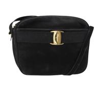Salvatore Ferragamo Pre-owned - Bolso bandolera de ante Pre-owned - Pre-owned - Mujer - Negro - ONE SIZE -