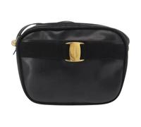 Salvatore Ferragamo Pre-owned - Bolso bandolera tipo cámara con lazo Vara Pre-owned - Pre-owned - Mujer - Negro - ONE SIZE -