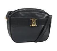 Salvatore Ferragamo Pre-owned - Bolso bandolera tipo cámara con lazo Vara Pre-owned - Pre-owned - Mujer - Negro - ONE SIZE -