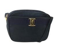 Salvatore Ferragamo Pre-owned - Bolso de hombro de ante Pre-owned - Pre-owned - Mujer - Azul - ONE SIZE -