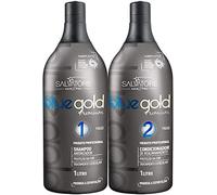 SALVATORE Shampoo Anti-residuos Premium, Blue Gold, 1000 Mililitro
