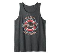 Salvavidas sarcástico fuera de servicio salvate a ti mismo Besties Vacay Camiseta sin Mangas