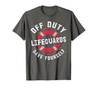 Salvavidas sarcásticos Off Duty Save Yourself All Girls Vacay Camiseta