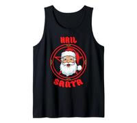 Salve a Santa, Papá Noel Pagano, Feliz Solsticio, Gótico, Divertido Camiseta sin Mangas