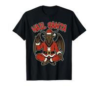 Salve Santa Pesado Solsticio Pagano Gótico Baphomet Navidad Camiseta