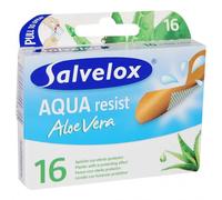 Salvelox Aloe Vera Agua Resist 16 Ud - Tiras Adhesivas con Propiedades Hidratantes