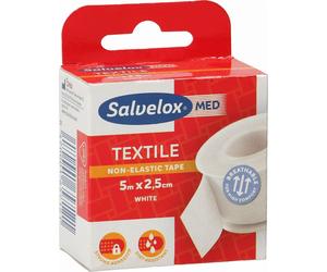 Salvelox esparadrapo téxtil blanco 5mx2,5cm 1ud