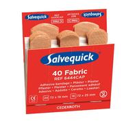 6x Salvequick®-Refill-Einsatz Strips 6444 elastisch - B07V2P82Z7 | Packung (40 Stück)