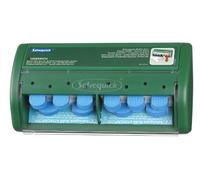 Salvequick dispensador de tiritas detectables, 75 azul estéril