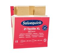 Salvequick® -Recambio-Einsatz 6470, elástico, 21 Pflasterabschnitte - B00OV6ZFEU | Packung (21 Stück)