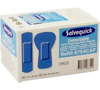 Salvequick - Tiritas detectables (Blue Mix, 6 Refills à 30 St.