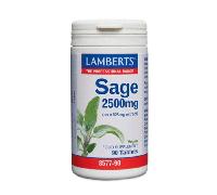 Salvia 2500 mg 90 comprimidos Lamberts - complemento natural para bienestar