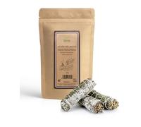 SALVIA | Atado de Salvia Blanca Natural 5 Uds Aprox | Incienso Sagrado para Limpieza Energética, Purificación y Relajación | Smudge Stick para Rituales y Meditación