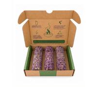 SALVIA | Atado Lavanda 10cm 3 Unidades | Sahumerio Natural | Aroma Floral Relajante para Dormitorio UO Descanso y relajacion